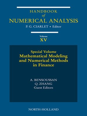 cover image of Mathematical Modelling and Numerical Methods in Finance
